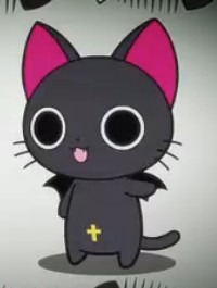 天使卡通猫情侣QQ头像